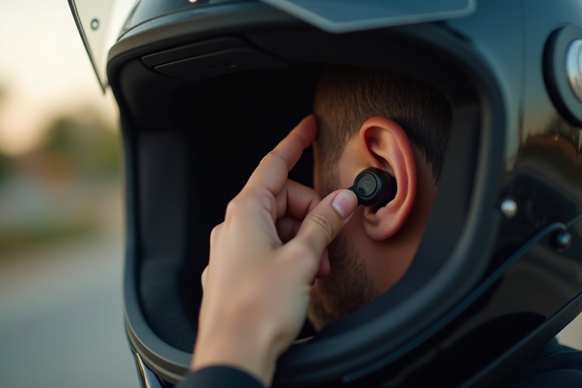 écouteurs moto